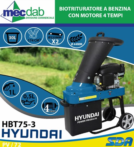 Biotrituratore benzina con - biotrituratore, a